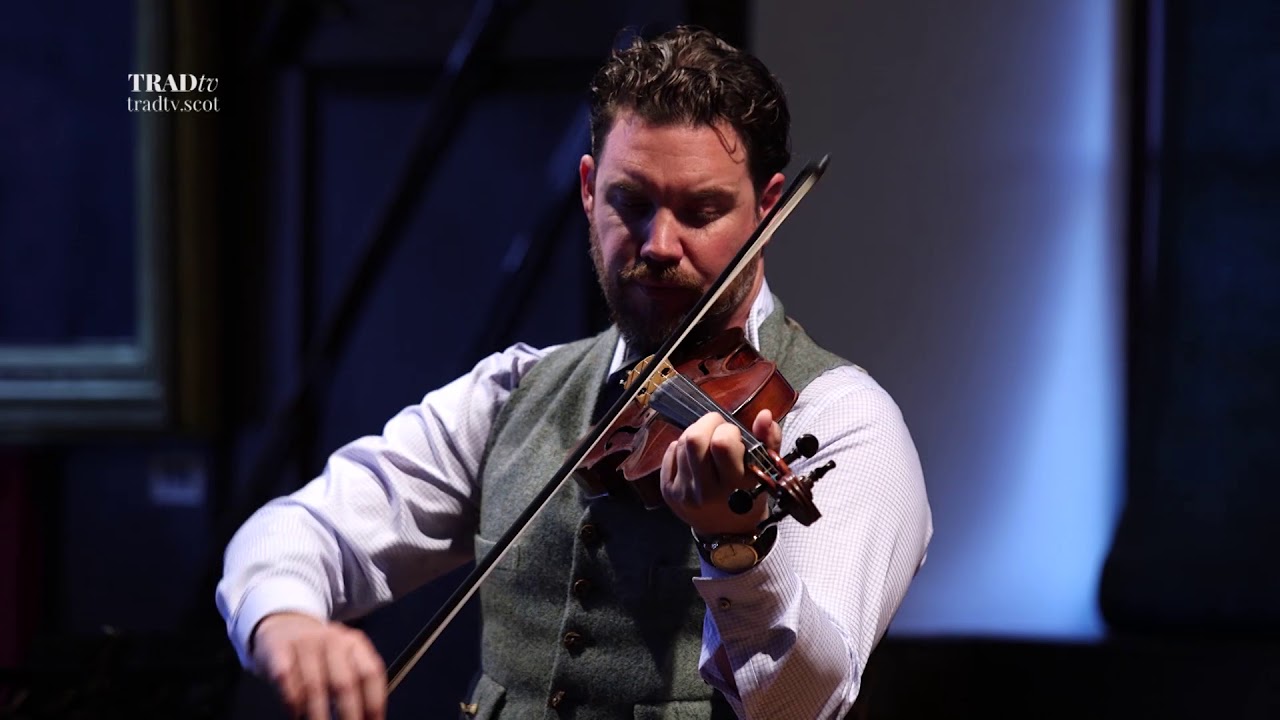 Calum Pasqua performs live at the Glenfiddich Fiddle Championship Celebration at Blair Castle