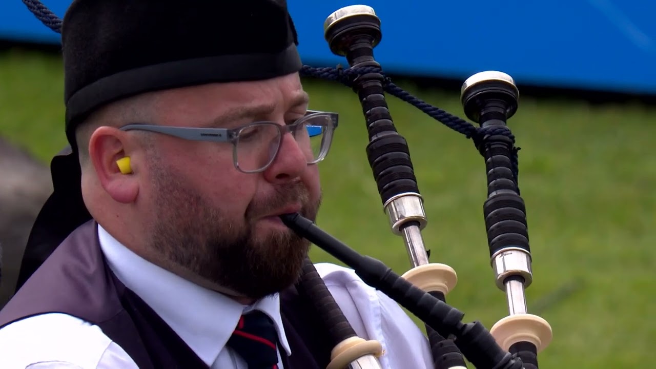Shotts & Dykehead Caledonia Pipe Band — MSR Performance — World Pipe Band Championships 2024