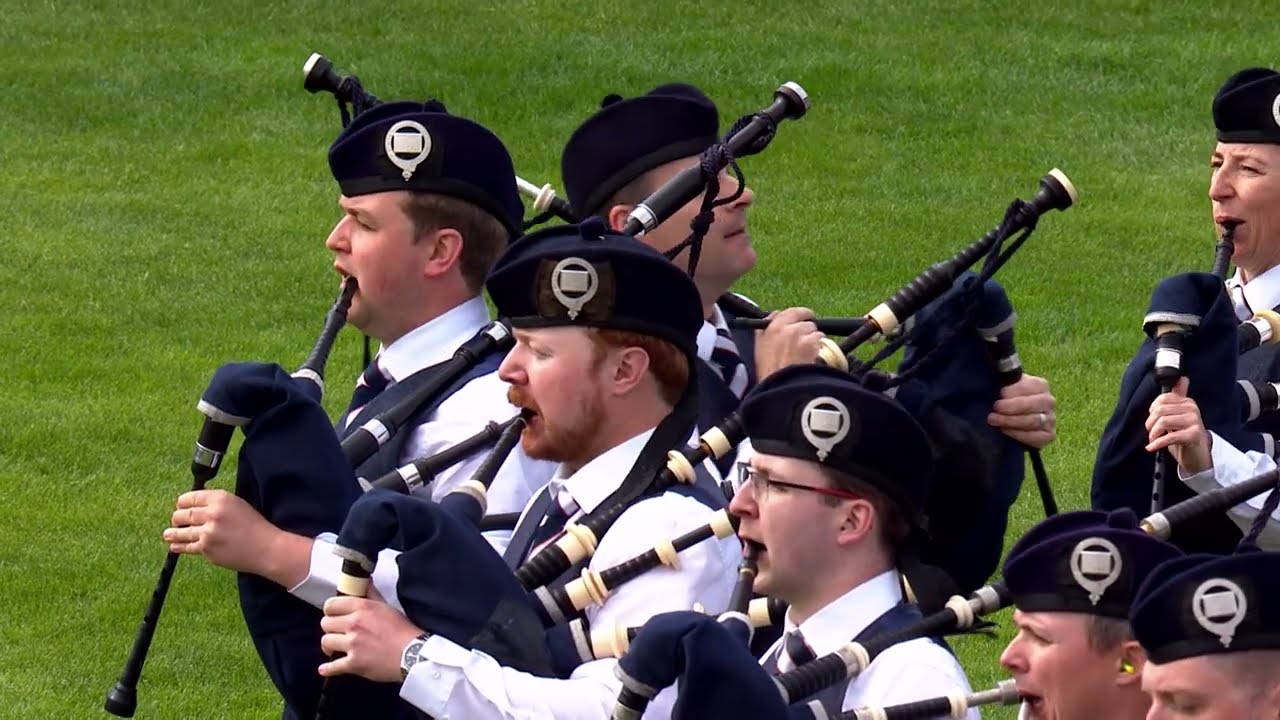 Simon Fraser University Pipe Band — 2024 MSR Performance — World Pipe Band Championships: Day One
