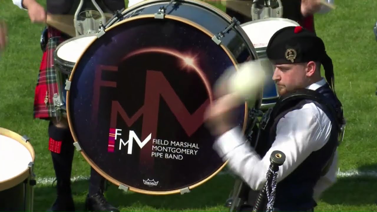 Field Marshal Montgomery Pipe Band | MSR Performance | World Pipe Band Championships 2025